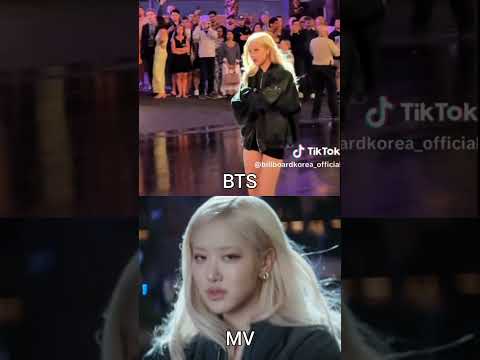 ROS&Egrave; Messy BTS vs MV #ros&eacute; #blackpink #messy #kpop #shorts @roses_are_rosie @BLACKPINK