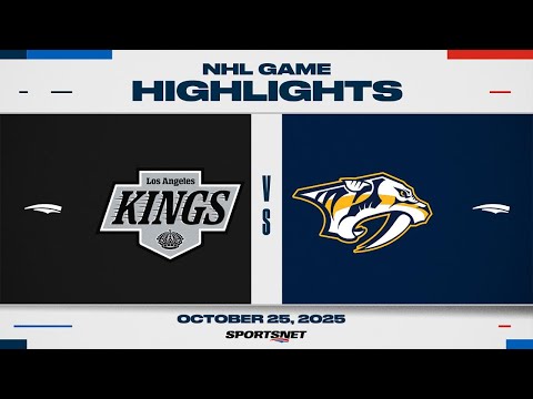 NHL Highlights | Kings vs. Predators - October 25, 2025