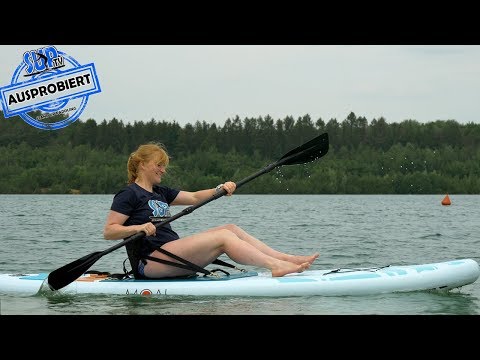 Kayak seat for SUP boards TRIED OUT | Kayak option for stand-up paddle boards