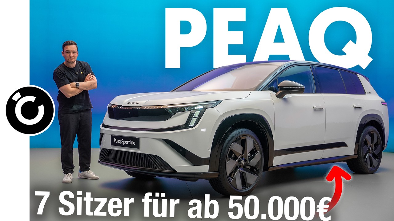 Škoda PEAQ: Elektro 7 Sitzer, bessere Qualität, neue Software uvm.!