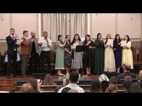 Un grup de frati si surori (Pe Munții din Gilboa)