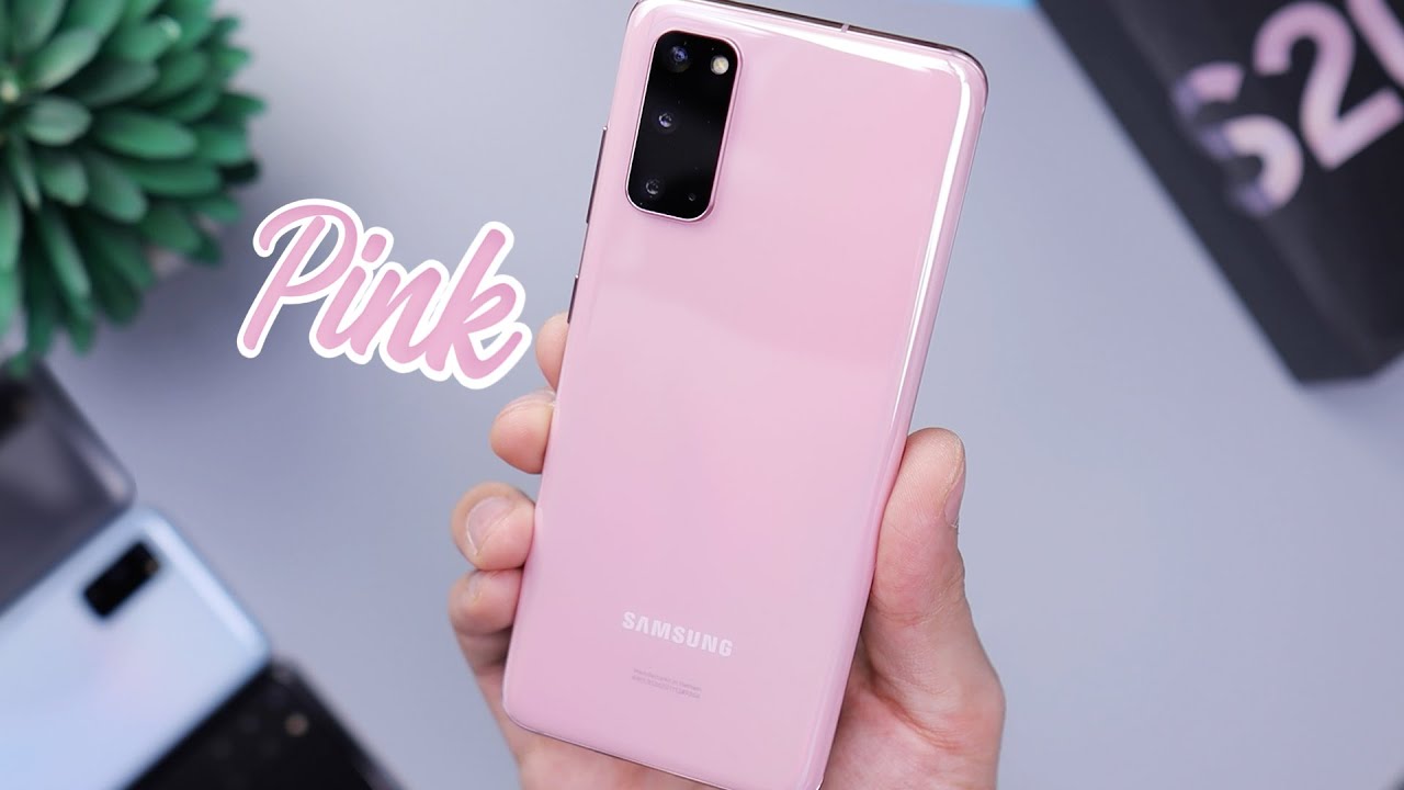 Pink Galaxy S20 Unboxing & First Impressions!