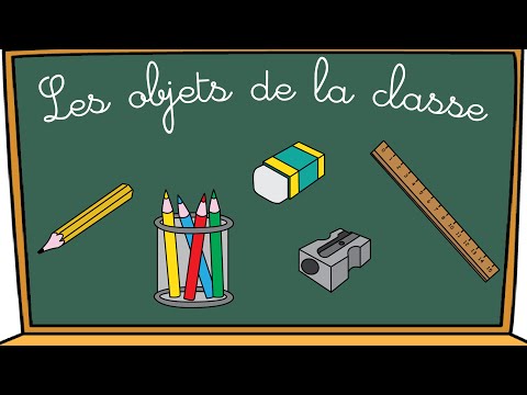 Les objets de la classe de français, fle – vocabulaire 30