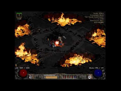 Diablo 2 LoD: wolf barb easy Chaos run