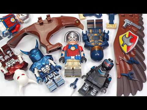 LEGO Peacemaker | White Dragon | Blue Dragon | Bloodsport | Christopher Smith Minifigures KT1079
