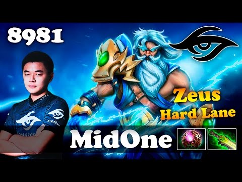 MidOne Zeus [Hard Lane] | 8981 MMR Dota 2