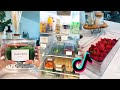 food restock and organizing fridge tiktok compilation🍇