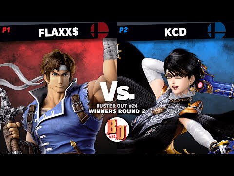 Buster Out #24 - FLAXX$ (Richter, Cpt. Falcon) VS KCD (Bayonetta) - Winners Round 2