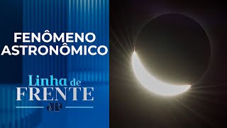 Eclipse total do sol é visto do México