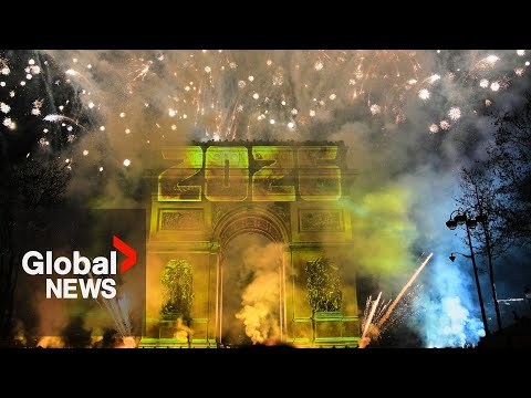 New Year’s 2026: Paris puts on show with spectacular music and light