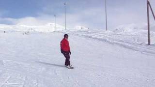 preview picture of video 'Ia snowboarding in Gudauri'