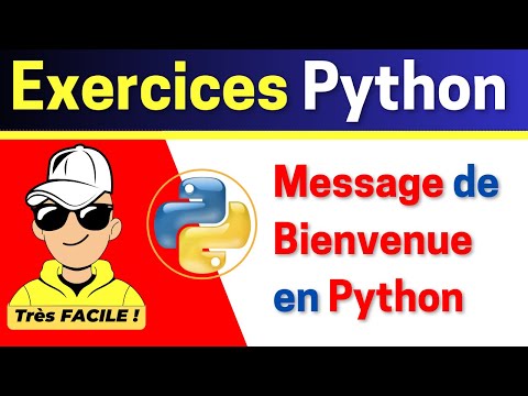 Message De Bienvenue En Python