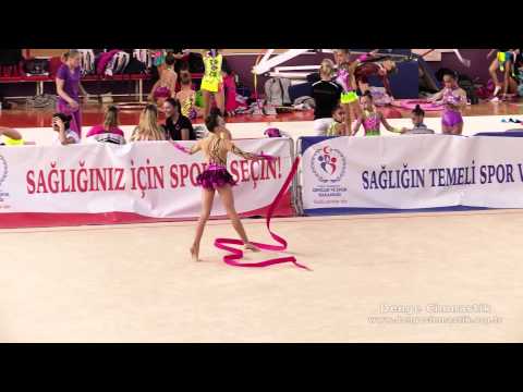 Denge Cimnastik - Ece Kalkıcı (Antalya 2013 - kurdele)