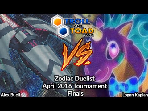 Alex Buell (Kozmo) Vs Logan Kaplan (Odd Pepe) - Yugioh ZD April 2016 Tournament Finals