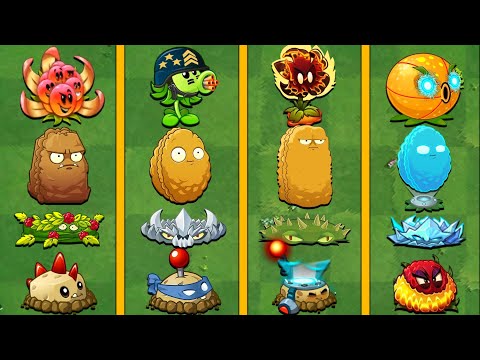 PvZ2 - 4 Best Plant Teams vs Team Zombies - Who Will Win ? (Ver10.3.1)