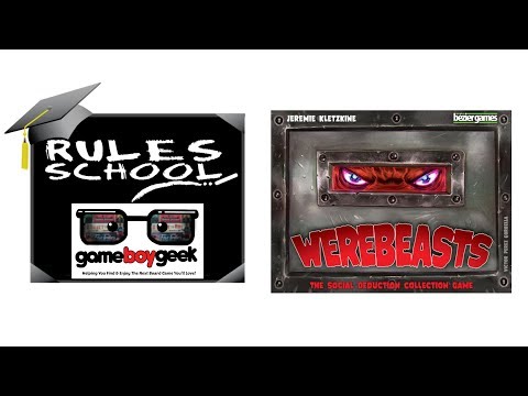 Learn How To Setup & Play Werebeasts (Rules School) with the Game Boy Geek