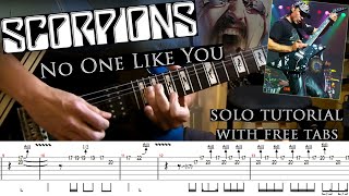 Scorpions - No One Like You guitar solo lesson (with tablatures and backing  tracks)