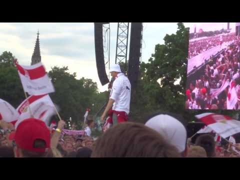 VFB vs. FWK - Public Viewing - Stadionsprecher: "Wenn Du Mich ..." (2017 live @ Wasen - Stuttgart)