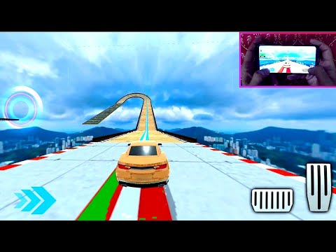 Extreme Ramp Car Stunt Racing Impossible track with Handcam 2020