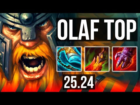 OLAF vs VOLIBEAR (TOP) | Good KDA: 16/1/4, 44K damage | KR Diamond | 25.24