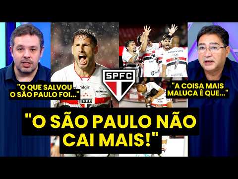 “O São Paulo NÃO será MAIS REBAIXADO! JÁ DÁ PRA CRAVAR! Esse jogo de hoje…” VITÓRIA TRAZ ALÍVIO!