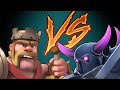 Clash Of Clans PEKKA vs KING (DUEL to the ...