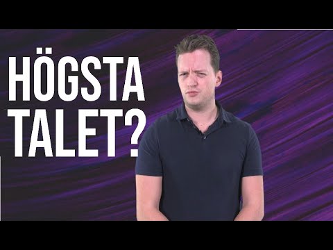 Hur högt kan vi räkna?