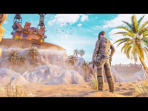 I CLAIMED a MOUNTAIN Right Beside a HUGE ZERG - Rust