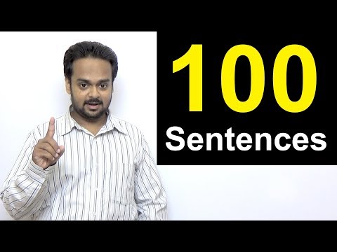 日常会話で使える英語100選 | 初心者向け英会話 | 短い文章 (100 English Sentences You Can Use in Conversation | Spoken English for Beginners | Short Sentences)