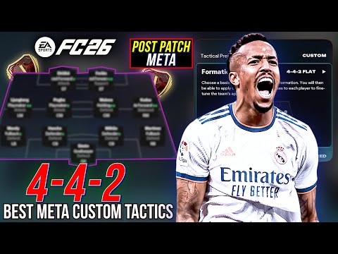 Most OP Formation  *Post Patch! Best 442 Custom Tactics EA FC 26!