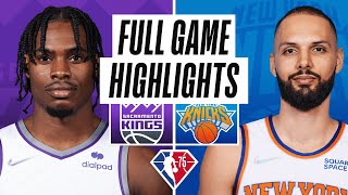 Download Lagu KINGS at KNICKS | FULL GAME HIGHLIGHTS | January 31, 2022 Thumbnail