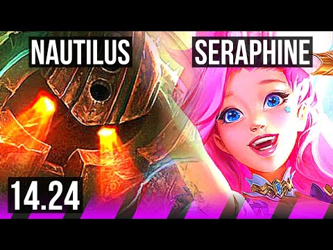 NAUTILUS & Kai'Sa vs SERAPHINE & Ezreal (SUP) | KR Diamond | 14.24