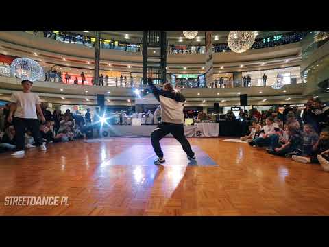 Ćwierćfinał Hip-Hop 13-15 - Kacper vs Gabrysia | Bitwa na Taniec XII 2019 | WWW.SZKOLYTANCA.PL
