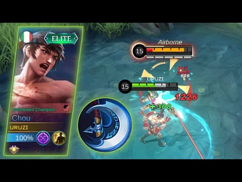 WTF DAMAGE! THIS CHOU BUILD IS INSANE!! | MLBB