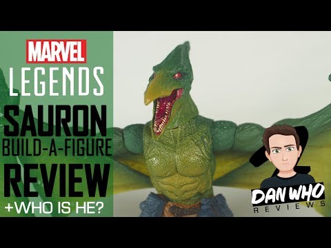 Marvel Legends Sauron Build-A-Figure Dr Karl Lykos X-Men Action Figure Toy Review