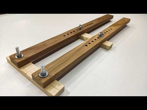The easiest and most useful Bar Clamps you've ever seen || QUICK LOCK || Woodworking tools