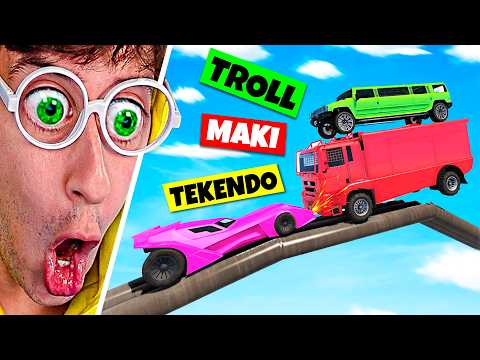 FACE TO FACE 1,292,710% TROLL in GTA 5 🔥😂!! (Mega Ramp Brothers)