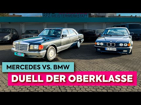 DUELL DER OBERKLASSE - Mercedes S-Klasse (W126) vs. 7er BMW (E32)