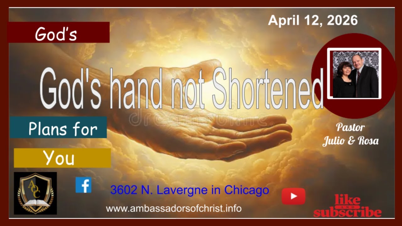 We Are Christ's Ambassadors