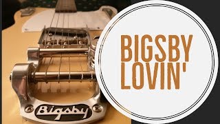 Video thumbnail for Bigsby B5 Vibrato Modified Esquire Demo by FuzzBass66