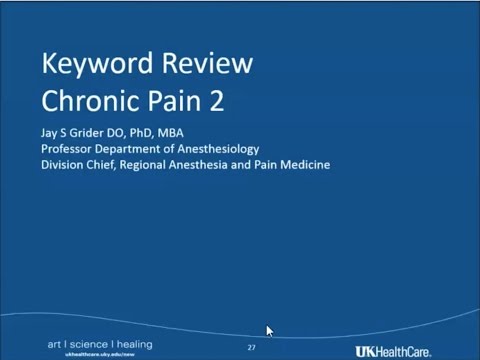 20160115 Subspecialty Pain Keywords Review Part 2