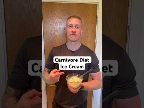 Carnivore Diet Ice Cream 🍦#carnivore #carnivorediet #recipe #icecream #weightloss #healthylifestyle