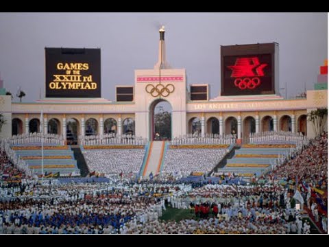 1984 Olympics Opening Ceremony Finale, Los Angeles, CA