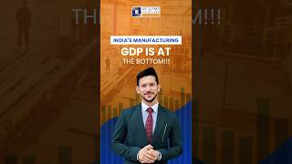 India’s Manufacturing GDP Is At The BOTTOM!!!!