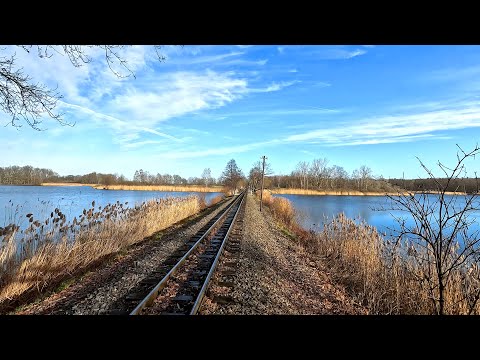 Driver’s Eye View - Dresden (Germany) - Part 1 - Radebeul-Radeburg Railway, (Lößnitzgrundbahn)