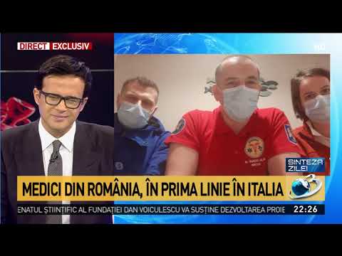 Medici din România, în prima linie în Italia, interviu exclusiv