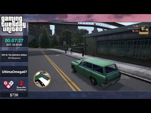 GTU2021 - GTA III: The Definitive Edition - All Missions by Omega