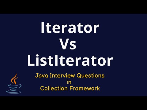 Java Interview Questions Iterator Vs Listiterator