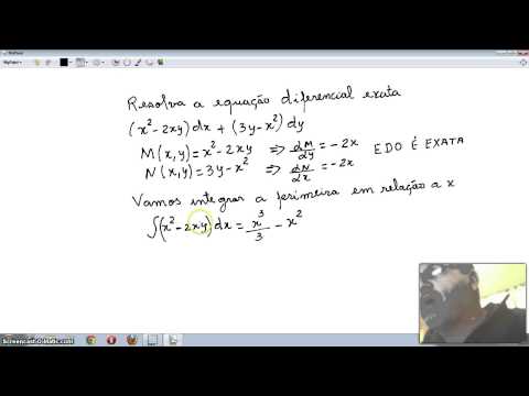 resolvendo uma equação diferencial exata