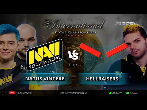 Navi vs HR🔴Natus Vincere vs HellRaisers | The International 10: Eastern Europe Qualifier [RU]